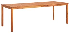 vidaXL Masă de grădină, 215 x 90 x 74 cm, lemn masiv de acacia