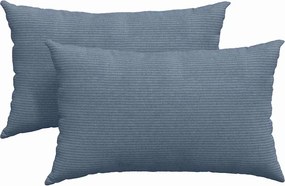 vidaXL Perne pentru canapea 2 pcs albastru 50 x 30 cm