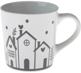 Cană ceramică Căsuțe II, 470 ml