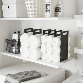 Suporturi pentru prosoape negre 2 buc. din metal Tower – YAMAZAKI