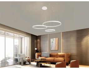 Lustră LED dimabilă pe cablu LED/125W/230V 3000-6500K + telecomandă