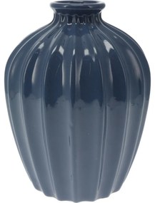 Vază din porțelan Sevila, 14,5 x 20 cm, albastră