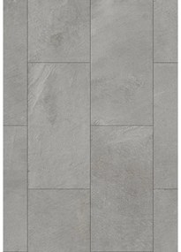 Mexen Grey Leaf eșantion panouri vinil 610 x 305 mm SPC 6,5 mm, strat suport IPEX 1,5 mm, 4 V-Fuga, Ardezie - F1163-S