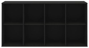 Sistem de rafturi modulare negru 136x69 cm Mistral Kubus - Hammel Furniture