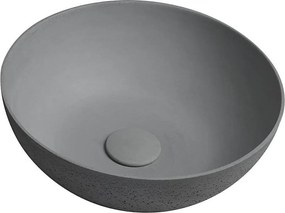 Sapho - Lavoar FORMIGO pentru blat Ø 39 cm, beton/gri mat