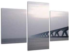 Tablou - Podul în ceață (90x60 cm)