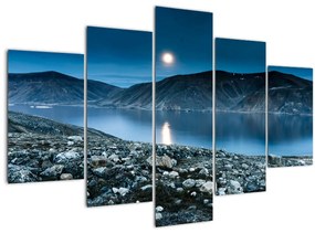 Tablou - Islanda noaptea (150x105 cm)