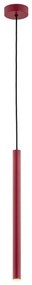 Pendul LED design modern slim Rio rosu