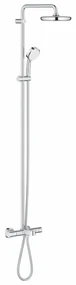 Coloana de dus crom cu baterie termostatata Grohe New Tempesta Cosmopolitan 210