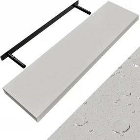 Poliță de perete FIGO + consolă, 90cm, alb Casaria