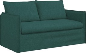 vidaXL Canapea Verde închis 156 x 82 x 85 cm țesătură