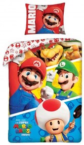 Super Mario Bros Husă de pat 140×200cm, 70×90 cm