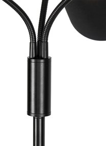 Lampa de podea modernă neagră cu 3 lumini - Carmen