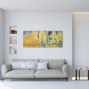 Tablou - Design auriu (120x50 cm)