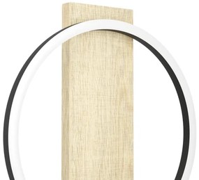 Lampă LED de masă Eglo 901718 BOYAL LED/12W/230V 3000K bej/negru