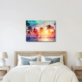 Tablou - Apus de soare tropical (70x50 cm)