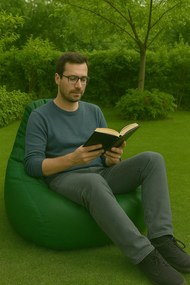 Fotoliu puf Derisin (verde). 1127388