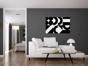 Tablou - Abstracție geometrică N⁰2 (90x60 cm)