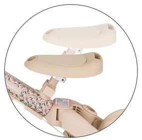 PETITE&MARS - Tricicletă pentru copii 5 în 1 TURBO LIMITED Pajiștea roz