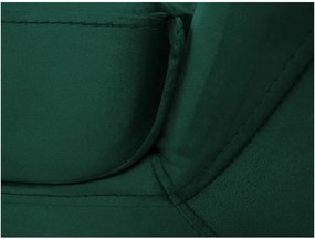 Canapea cu 2 locuri Mazzini Sofas BENITO cu picioare negre, verde