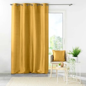 Draperie galbenă din microsatin 140x240 cm Shana – douceur d'intérieur