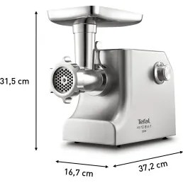 Mașină de tocat carne 8 în 1 Tefal 2200W/230V argintiu