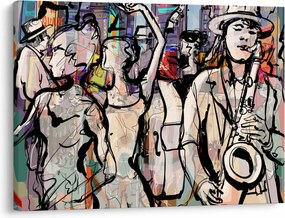 Tablou - Seara de jazz (70x50 cm)
