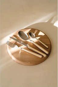 Tacâmuri galben-deschis/argintii din oțel inoxidabil 4 buc. pentru 1 persoană Noli – noo.ma