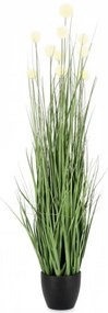 Planta artificiala decorativa cu ghiveci, 110 cm, Eriophorum Bizzotto