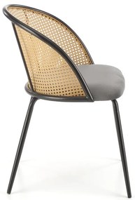 Scaun de bucaterie Nebel, gri