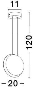 Lustra, Pendul LED design ambiental SHELL