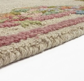 Covor țesut manual din lână 160x230 cm Elise Floral – Flair Rugs