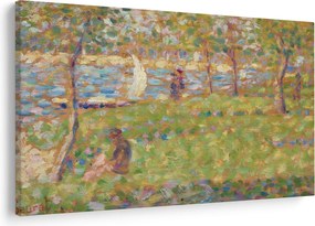 Tablou - Georges Seurat, Study for "La Grande Jatte", reproducere (90x60 cm)