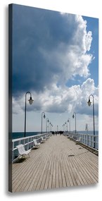 Pictură pe pânză Pier în Orłowo