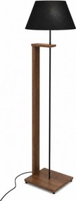 Lampadar AYD-3130, nuc/negru, lemn/material textil, 35x150 cm