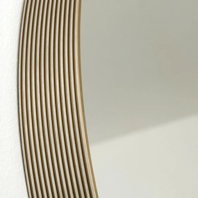 Oglinda decorativa design modern CARLO auriu D-61cm