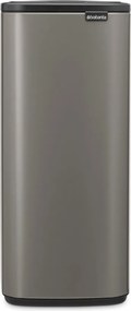 Coș de gunoi gri cu senzori de atingere din oțel 30 l Bo Touch – Brabantia