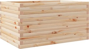 vidaXL Jardinieră de grădină, 90x60x46 cm, lemn masiv de pin