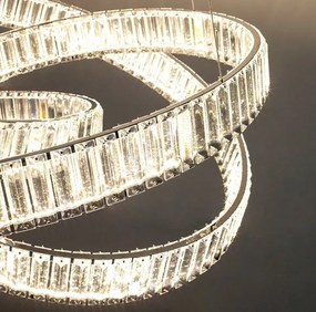 Lustra LED moderna design deosebit CHARMES 80 crom