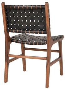 Scaun Perugia din lemn negru