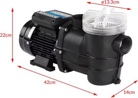 Pompă pentru sistemul de filtrare cu nisip 10 980 l/h Monzana
