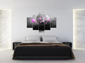 Tabloul cu bile roz (150x105 cm)