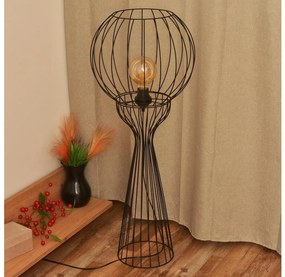 Lampadar MERCURE, 1x E27/15W/230V, negru