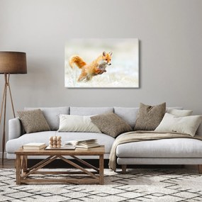 Tablou - Vulpe care sare (90x60 cm)