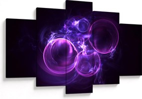Tablou abstract cu bulbuci (150x105 cm)