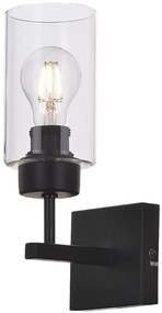 Aplica de perete design modern Prudence negru