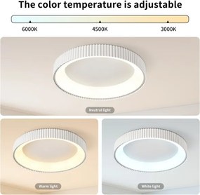 Brilagi - Lampă de tavan LED reglabilă FALCON MODERN LED/54W/230V 60 cm albă + telecomandă