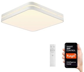 Plafonieră LED dimabilă PERFECTO 24W/230V Wi-Fi Tuya Immax NEO 07155-W30 + telecomandă