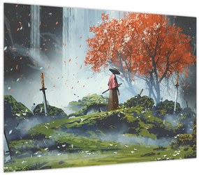 Tablou - Ilustrație a Grădinii de săbii (70x50 cm)