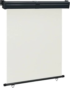 vidaXL Copertină laterală de balcon, crem, 145x250 cm